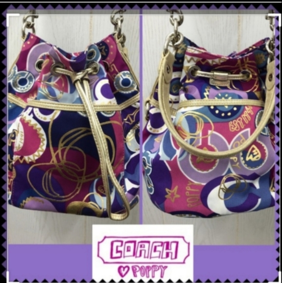 🦋Sale 🌺the Price is Firm Coach poppy - Picture 7 of 12